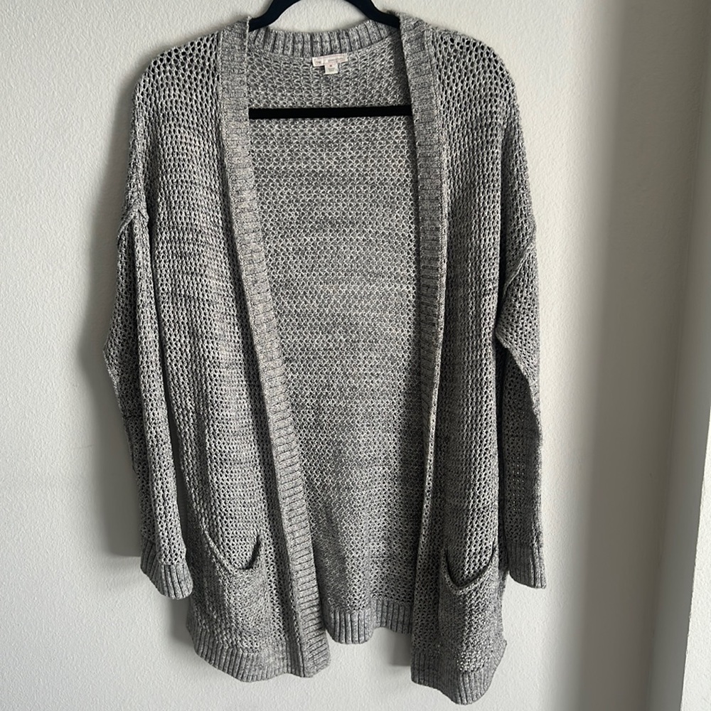 Knitted gap cardigan